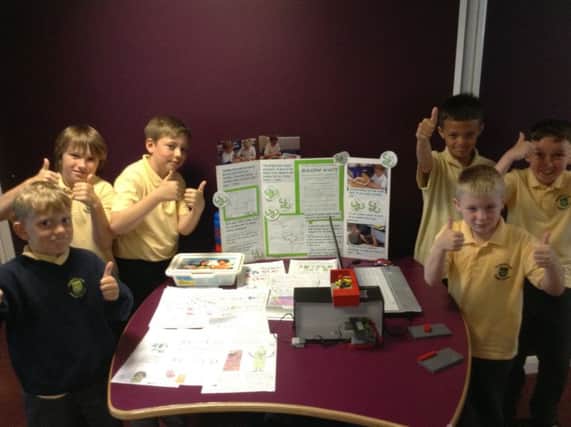 The Waste Walkers, six boys who represented Hedworth Lane Primary School in Boldon Colliery, who represented their school at the Junior Lego League Regional Final at The Open Zone in South Shields.