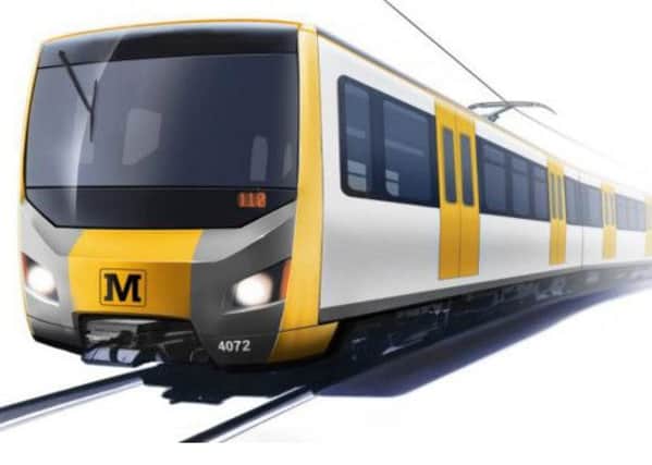 Artist's impression of how new Metro rolling stock might look
