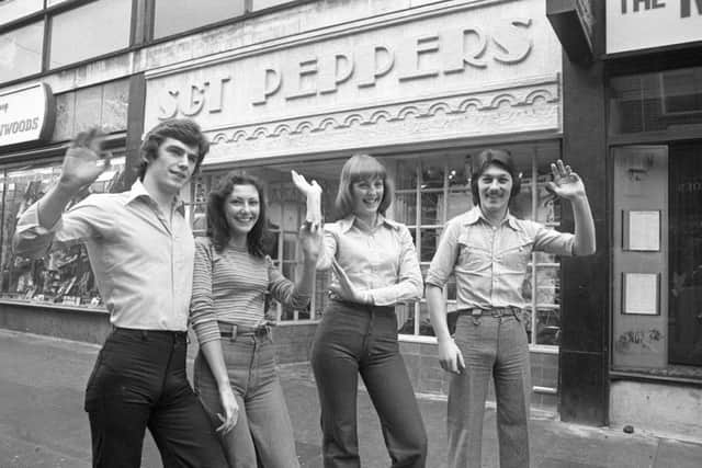Sgt Peppers boutique in Maritime Place in the  1970s.