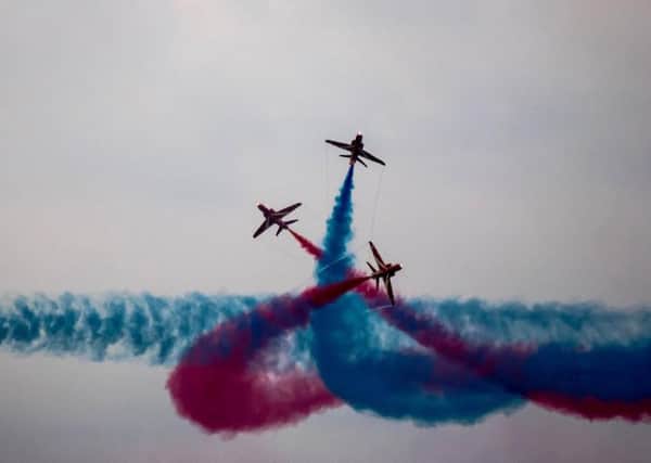 The Red Arrows at Sunderland Airshow. Picture by Anthony Pickering.