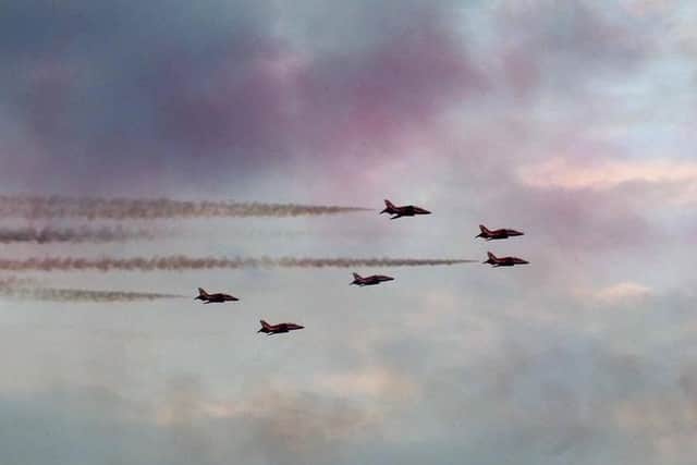 The Red Arrows at Sunderland Airshow. Picture by Glenn Greenhalgh.