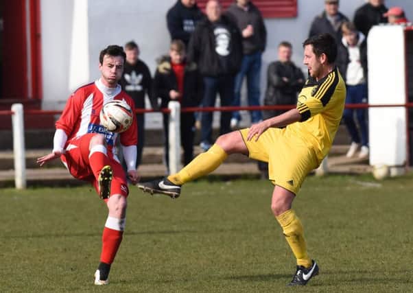 Seaham Red Star (red/white) take on West Auckland last season