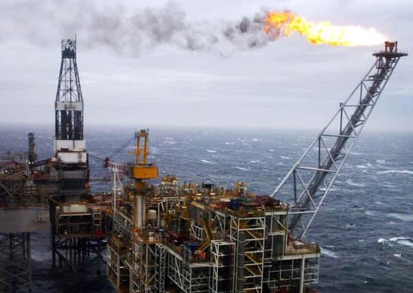 A North Sea gas and oil platform.