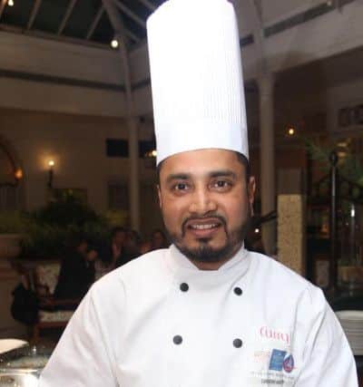 Chef Syed Noor Hussain from Spice Lounge, Durham.