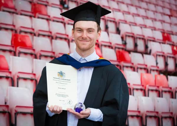 Sunderland University Graduate Nathan Medcalf