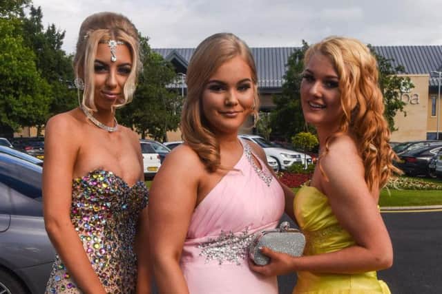 Prom night at the Venerable Bede Academy.