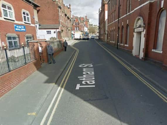 Part of Tatham Street will be closed to traffic. Image copyright of Google Maps.