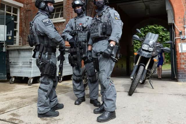 Armed police preparing to deploy from Hyde Park, central London, as Scotland Yard announced that the first of 600 additional armed officers were trained and operationally ready, and unveiled plans to put more marksmen on public patrol. (Photo: PA)