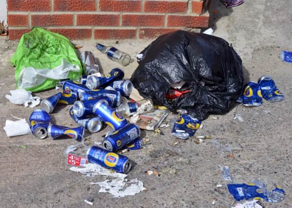 Rubbish dumped around Southwick