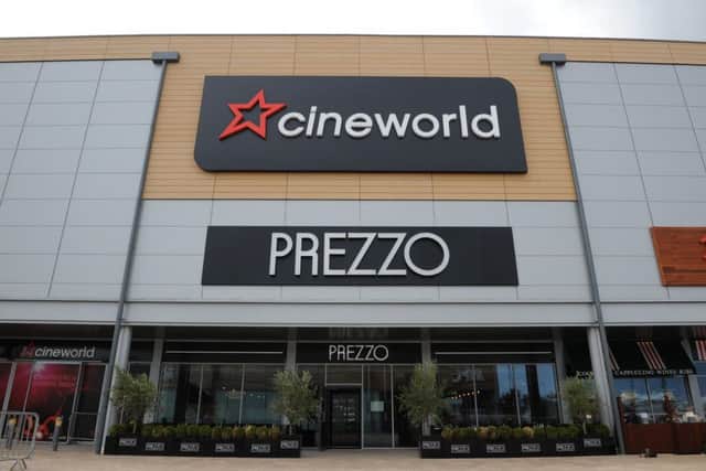 Dalton Park's new Cineworld cinema.