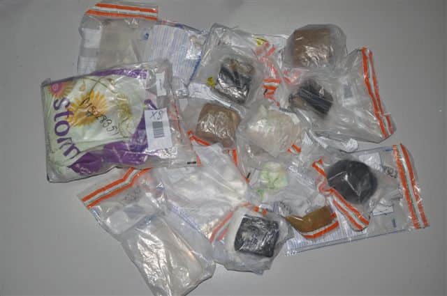 Some of the drugs recovered