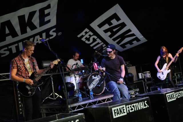 Edenthorn take to the stage at Fake Festivals, Chester le-Street's Riverside Park.