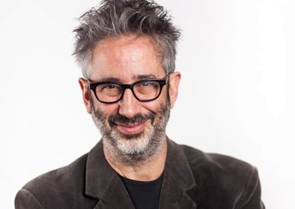Writer and broadcaster David Baddiel, who will appear at this year's Durham Book Festival.