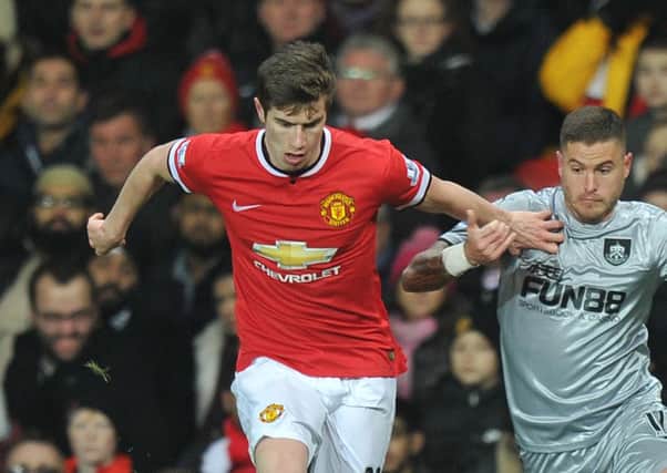 Paddy McNair in action for Manchester United.