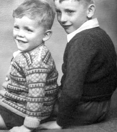 NEVER FORGOTTEN: Bill Short with his little brother Peter, who died in the Benares disaster.