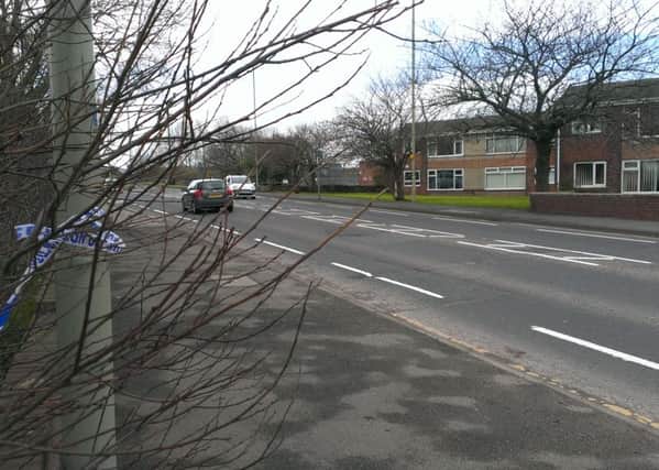 The scene of the hit-and-run on Victoria Road West, Hebburn, where Gavin Bolam, 56, of Hartleyburn Avenue in Hebburn, died.