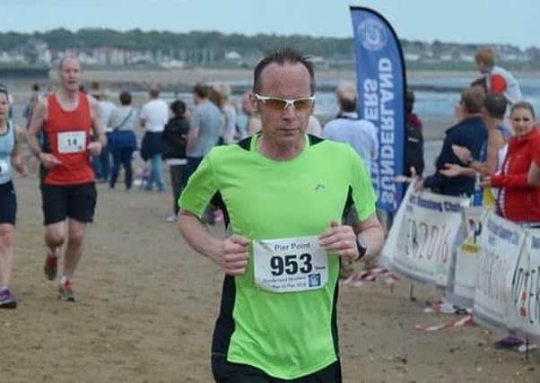 Steve Dodsworth who will be doing this year's Great North Run to raise money for Alzheimer's Research UK.