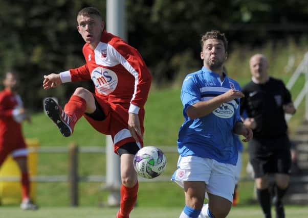 Washington (red) take on Seaham Red Star in Saturday's Northern League Division One clash. Picture by Tim Richardson