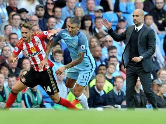 Adnan Januzaj in action on his Sunderland debut