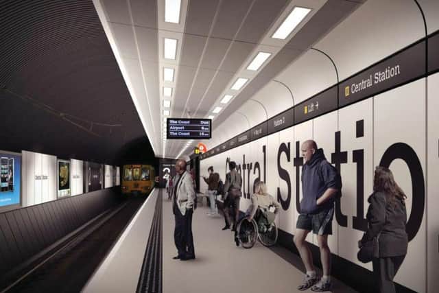 Artist's impression of how the revamped Metro central Station will look.