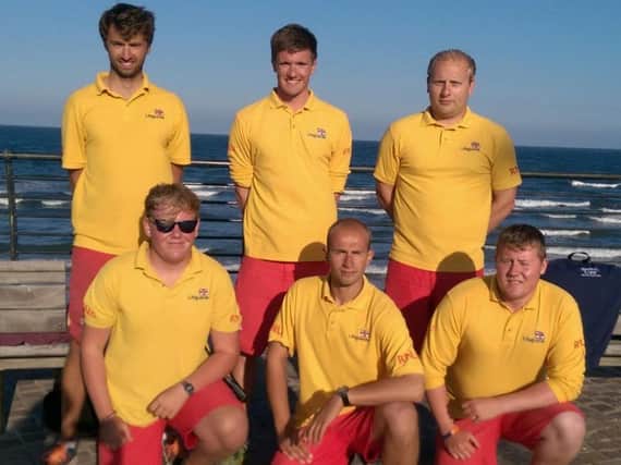 The Sunderland RNLI lifeguard team