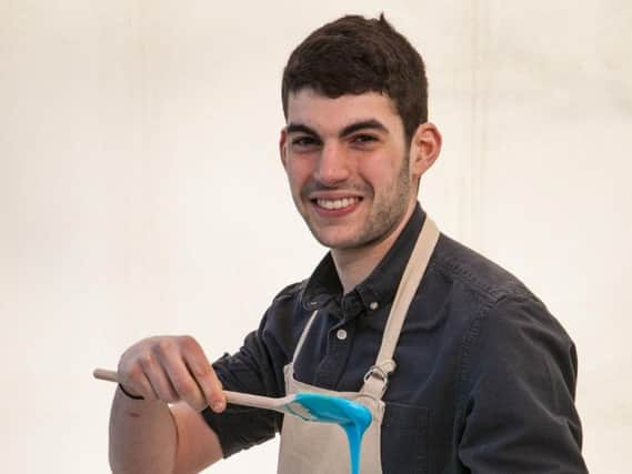 Michael Georgiou, the Durham University student taking part in this year's The Great British Bake Off. Pic: PA.