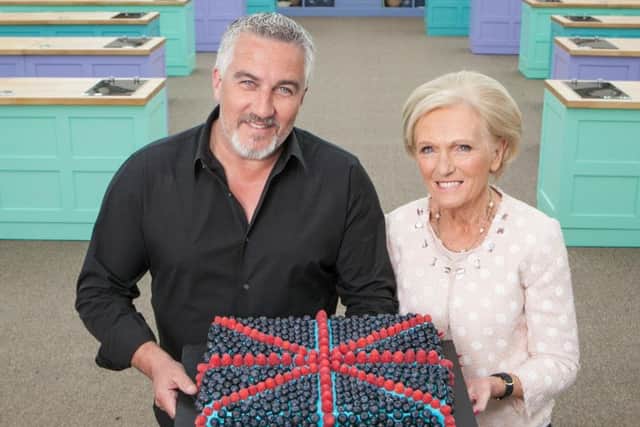 The Great British Bake Off judges Paul Hollywood, left, and Mary Berry ahead of this year's BBC1's cookery contest. Pic: PA.