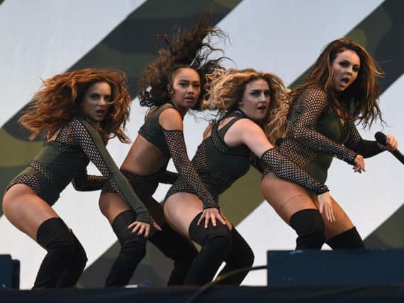 Little Mix performing at V Festival. Pic: PA.