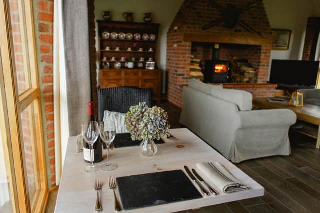 Guests can dine at the retreat