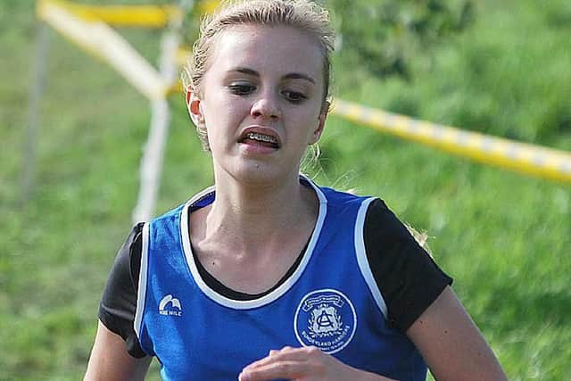 Sunderland Harrier Jess Fox won the 3000m in the North East track and field Grand Prix
