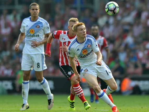 Duncan Watmore in action at Southampton.