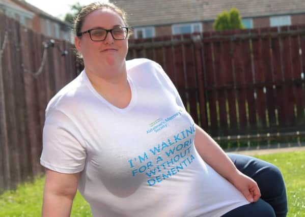 Melissa Derbyshire is doing a Memory Walk in tribute to her grandad.