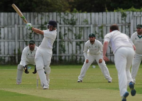 Seaham Harbour batsman Dale Shaw makes an impact in the recent Division One clash with Boldon