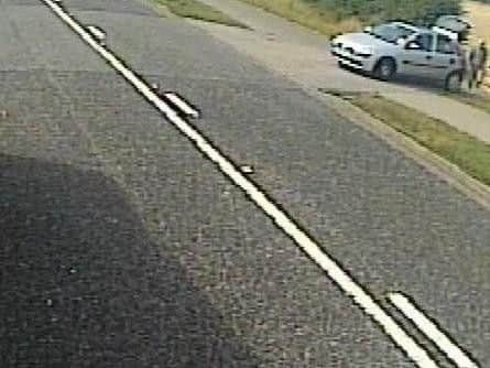 Police hope to speak to the driver of this silver Vauxhall Corsa about the collision which happened near Seaham.