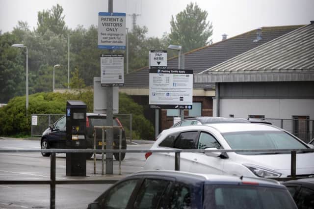South Tyneside District Hospital Parking Eye car parking system