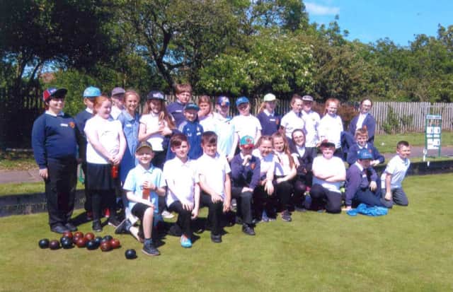 Pupils from Ropery Walk Primary School enjoyed learning how to play bowl.