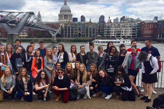 Year 10 GCSE art and BTEC dance students from The Academy at Shotton Hall on an action-packed three-day trip to London.