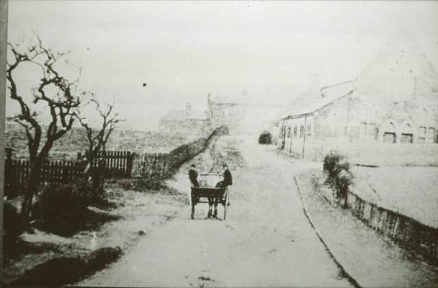 Blind Lane in the 1800s.