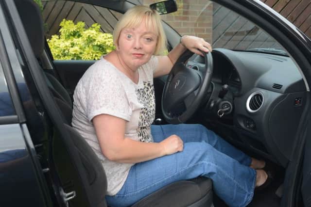 Michelle Willis when she launched her campaign against the DVLA's decision to revoke her driving licence