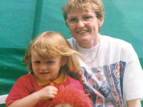 Lisa Gash and her daughter Bethany (left), as a lost letter from the dying mother to her daughter has been returned after 15 years, as it was found in a second-hand bookshop in County Durham