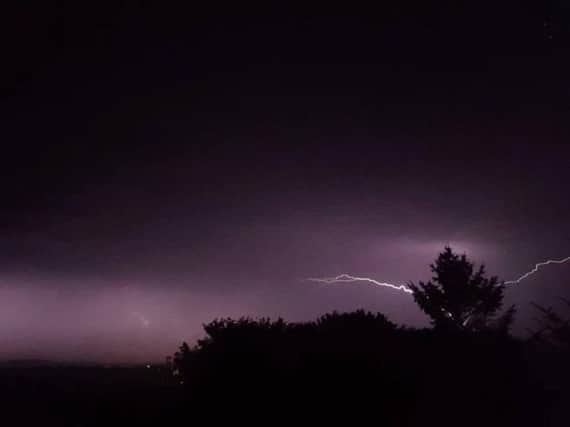 This picture of lightning over Durham was sent to us by reader Linda-Anne Locking.