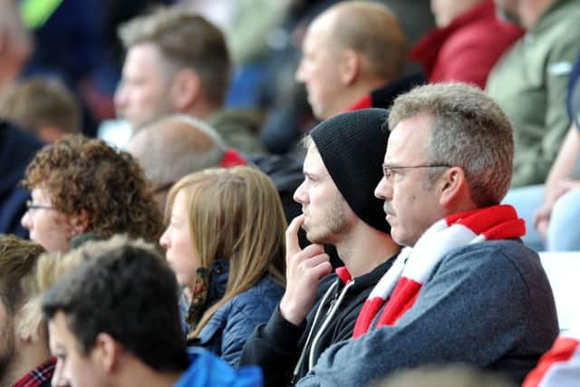 Sunderland fans watch on against Crystal Palace