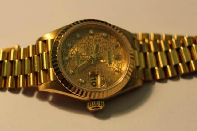 Luxury watches seized from fraudster Darren Reay.