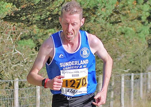 Sunderland Harrier Paul Blakey, who was missed out of the results at Druridge Bay.
