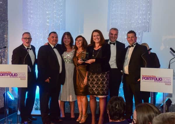 Large Business of the Year winners HLA Services.