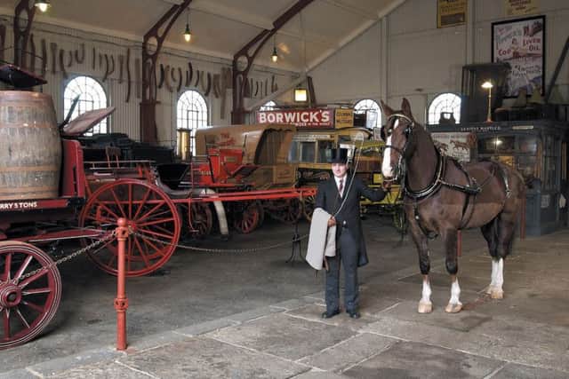 Beamish's Chris Thompson pictured with former Vaux horse Justin.