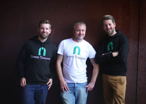 (from left) David Lynch, managing director; Lee Daines, e-commerce manager, and Gary Lynch, sales and marketing manager