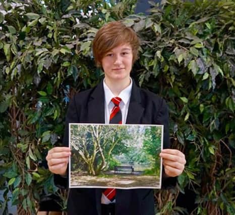 Caitlin Stephenson, from the Academy of Shotton Hall, with her winning photograph.