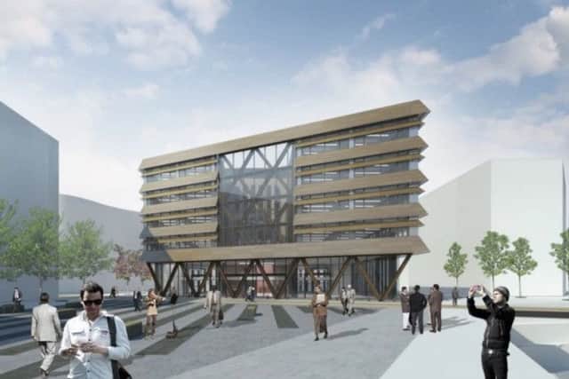 How the office block on the Vaux site would look