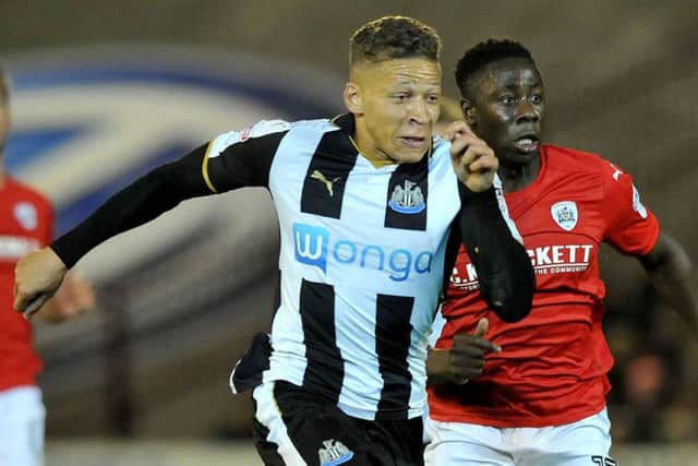 Newcastle striker Dwight Gayle